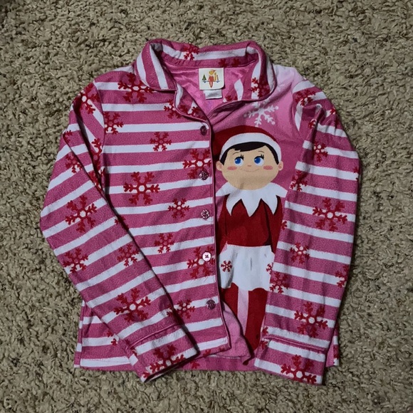 Elf on the shelf pajamas, color book and ornament - Picture 2 of 6